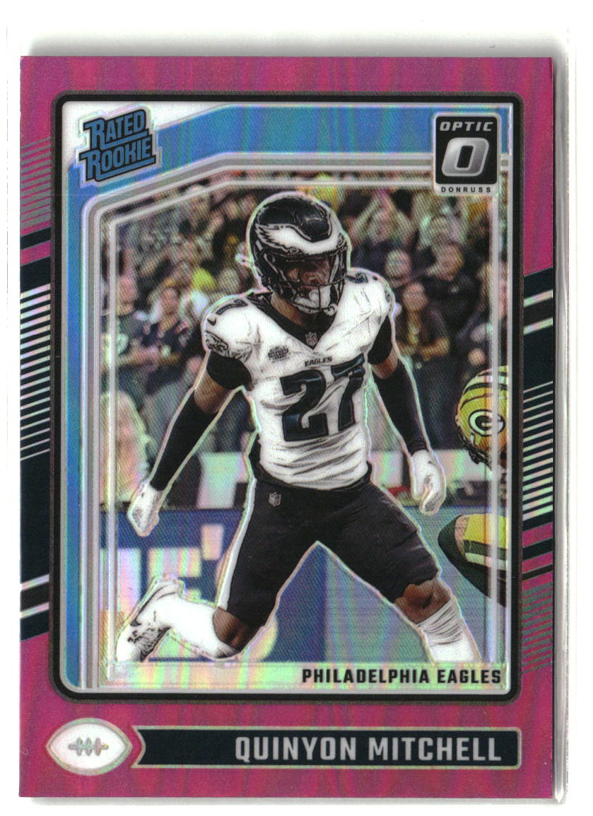 Quinyon Mitchell 2024 Donruss Optic Pink #282