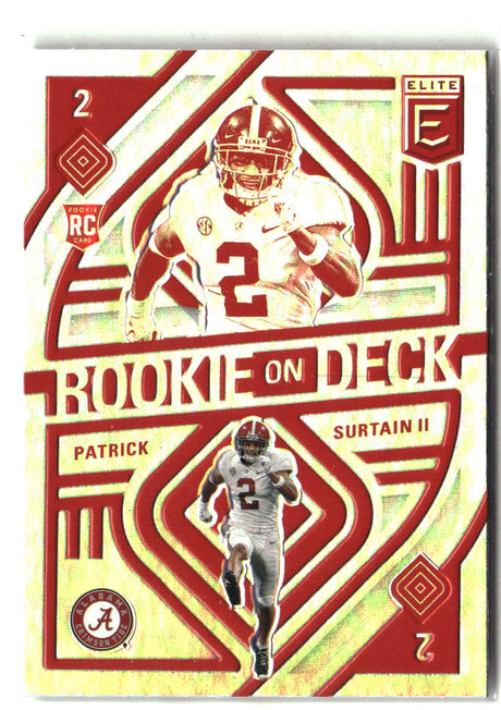 Patrick Surtain II 2021 Donruss Elite Rookie on Deck #RD17