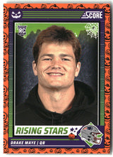 Drake Maye 2024 Score-A-Treat Rising Stars Orange Pumpkin #17
