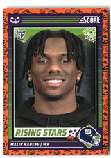 Malik Nabers 2024 Score-A-Treat Rising Stars Orange Pumpkin #37