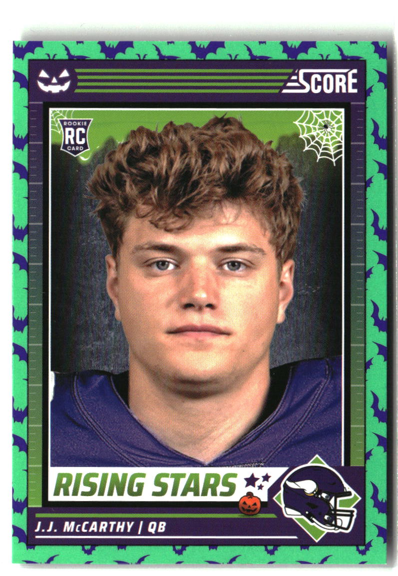 J.J. McCarthy 2024 Score-A-Treat Rising Stars Green Bats #19