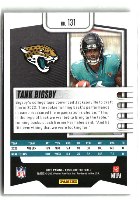 Tank Bigsby 2023 Panini Absolute Retail #131