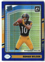 Roman Wilson 2024 Donruss Optic Blue Hyper #285