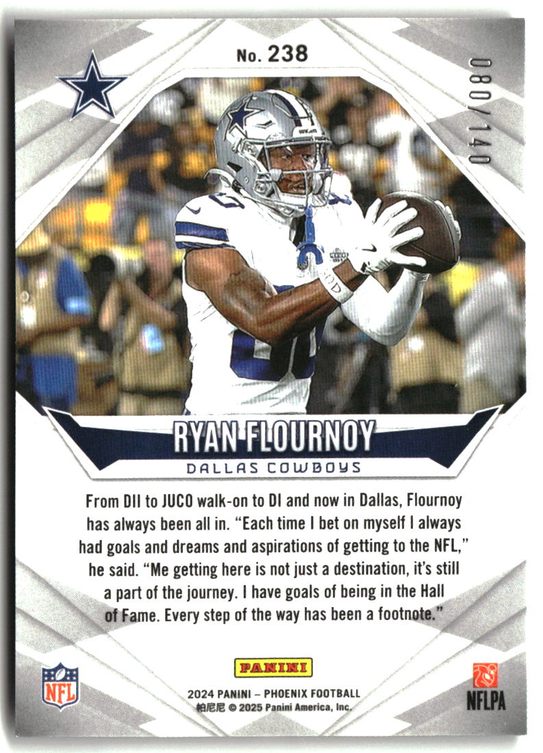 Ryan Flournoy 2024 Panini Phoenix Red Hyper #238 #/140