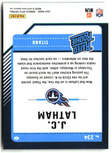 J.C. Latham 2024 Donruss Optic #234