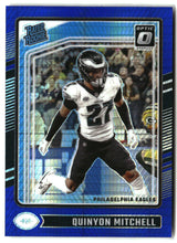 Quinyon Mitchell 2024 Donruss Optic Blue Hyper #282