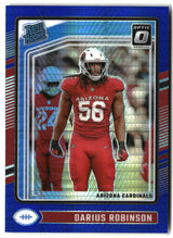 Darius Robinson 2024 Donruss Optic Blue Hyper #225