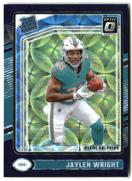 Jaylen Wright 2024 Donruss Optic Purple Scope #249