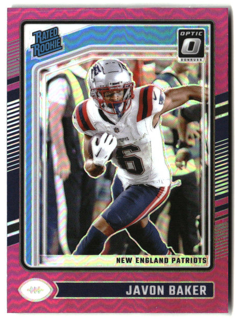 Javon Baker 2024 Donruss Optic Pink #245
