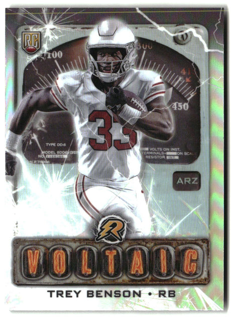 Trey Benson 2024 Topps Resurgence Voltaic Refractor #V-17