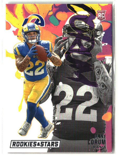 Blake Corum 2024 Panini Rookies & Stars Rookie Exclusive #RE-BCM