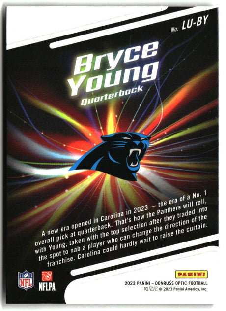 Bryce Young 2023 Donruss Optic Light It Up! #LU-BY