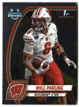 Will Pauling 2024 Bowman University Chrome #184