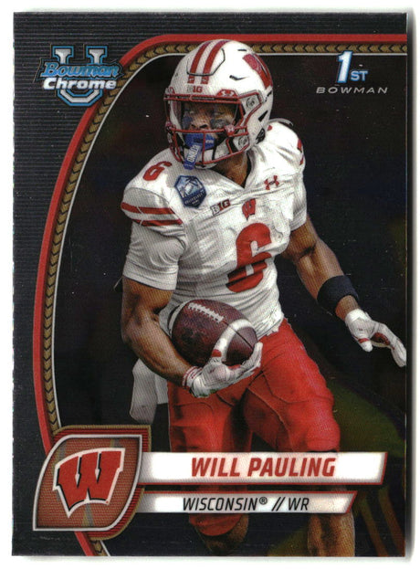 Will Pauling 2024 Bowman University Chrome #184