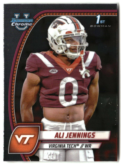 Ali Jennings 2024 Bowman University Chrome #10