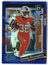 Jaleel McLaughlin 2023 Donruss Optic Blue Hyper #232