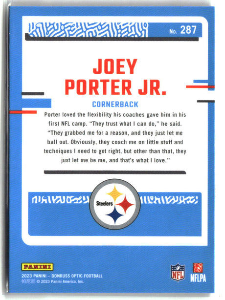 Joey Porter Jr. 2023 Donruss Optic #287