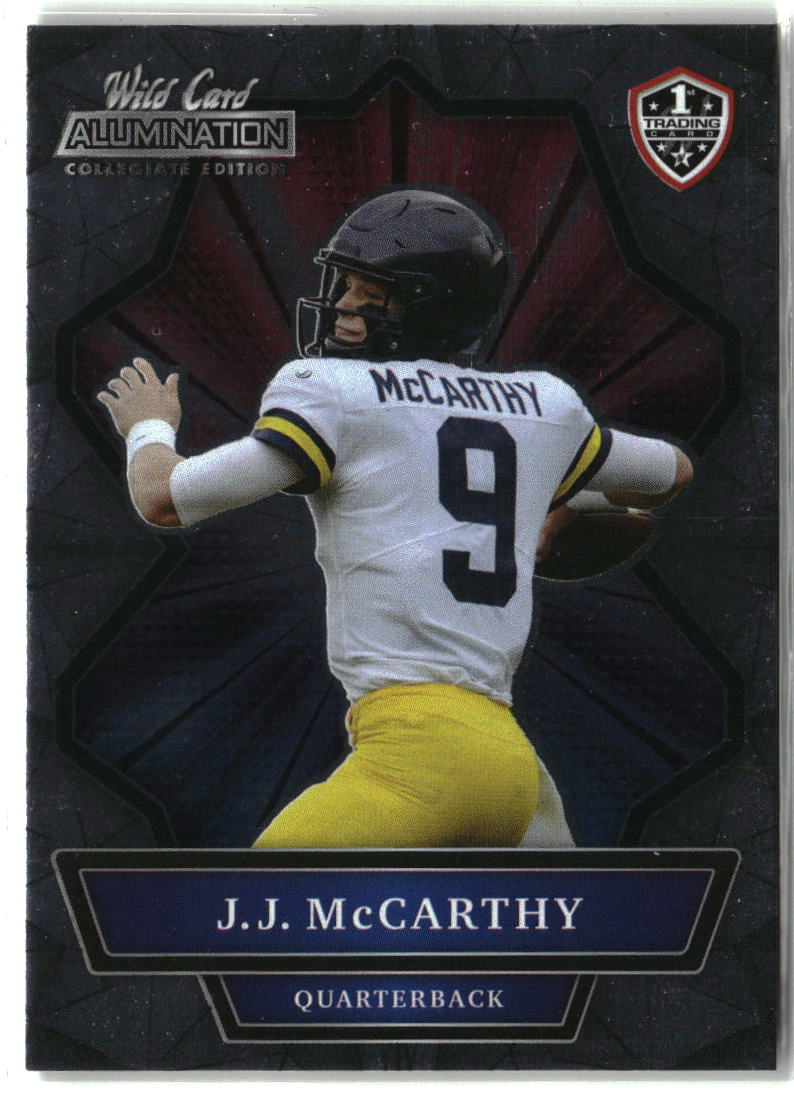 J.J. McCarthy 2021 Wild Card Alumination NIL #ANBC-1