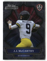 J.J. McCarthy 2021 Wild Card Alumination NIL #ANBC-1