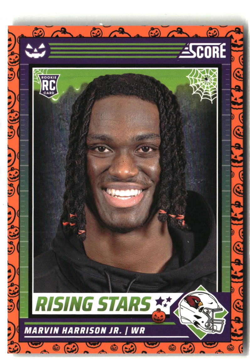 Marvin Harrison Jr. 2024 Score-A-Treat Rising Stars Orange Pumpkin #38