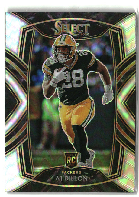 AJ Dillon 2020 Panini Select Silver Prizm #265