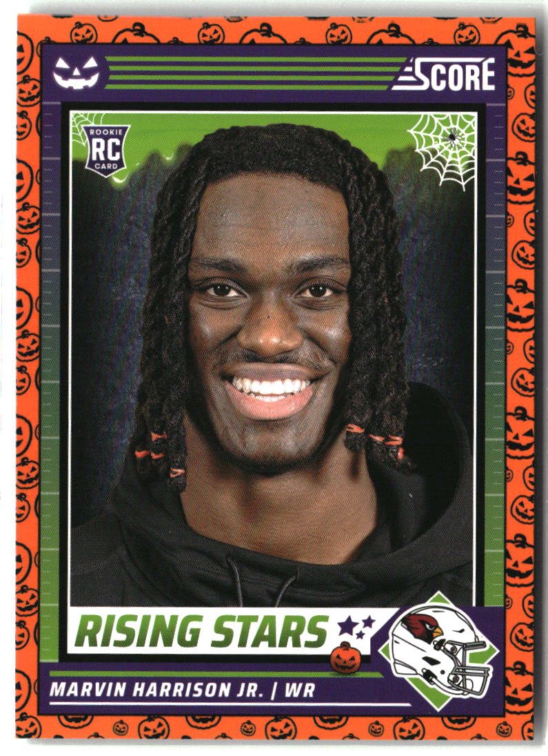 Marvin Harrison Jr. 2024 Score-A-Treat Rising Stars Orange Pumpkin #38