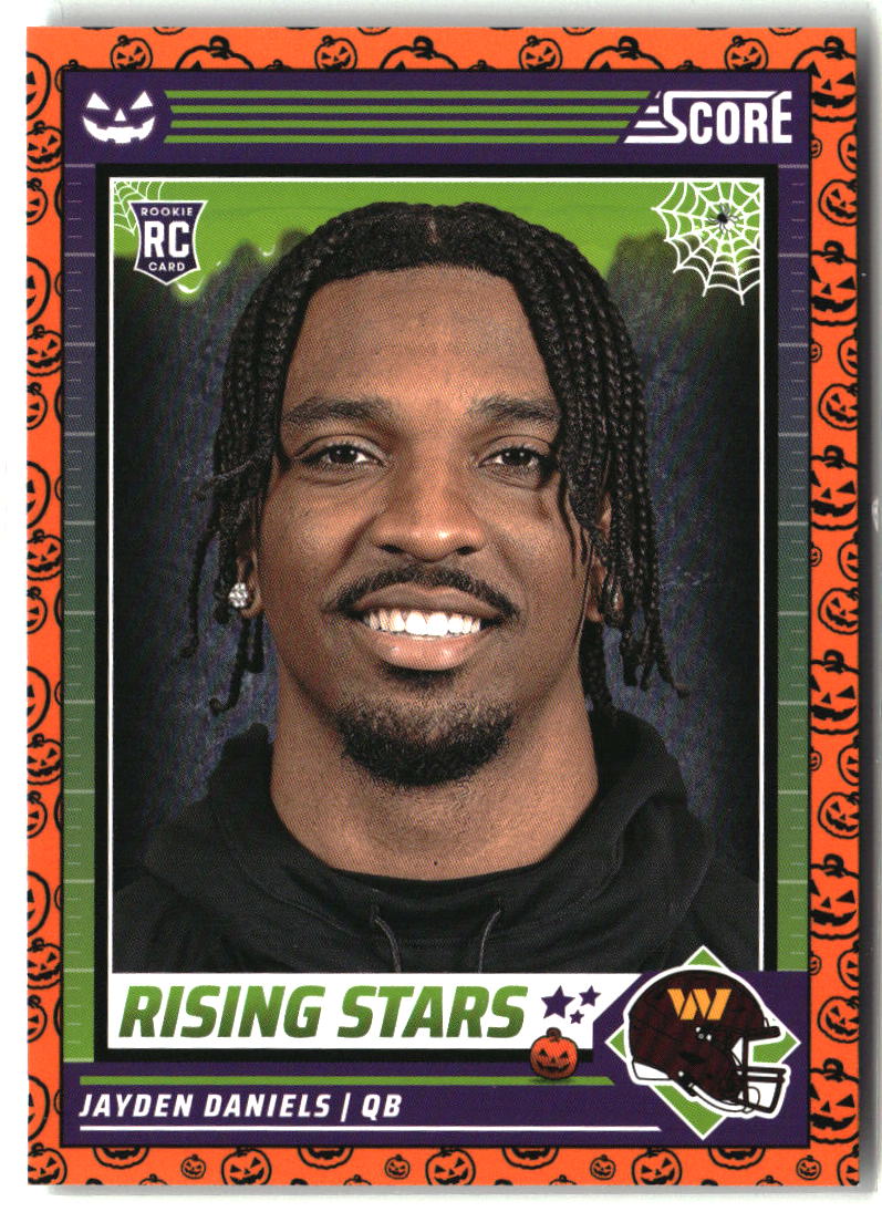 Jayden Daniels 2024 Score-A-Treat Rising Stars Orange Pumpkin #26