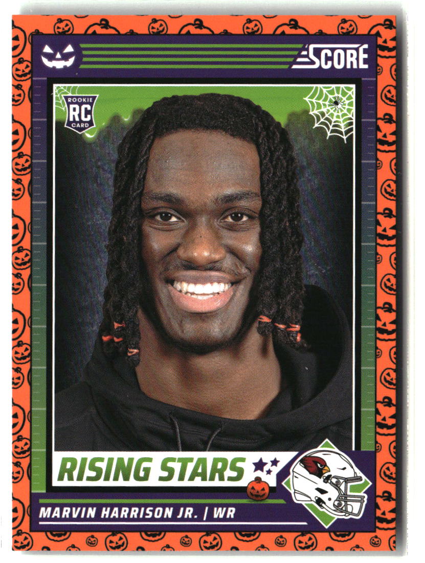 Marvin Harrison Jr. 2024 Score-A-Treat Rising Stars Orange Pumpkin #38