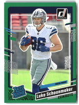 Luke Schoonmaker 2023 Donruss Press Proof Green #325