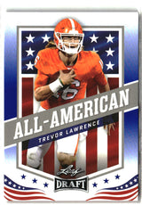 Trevor Lawrence 2021 Leaf Draft Blue #50