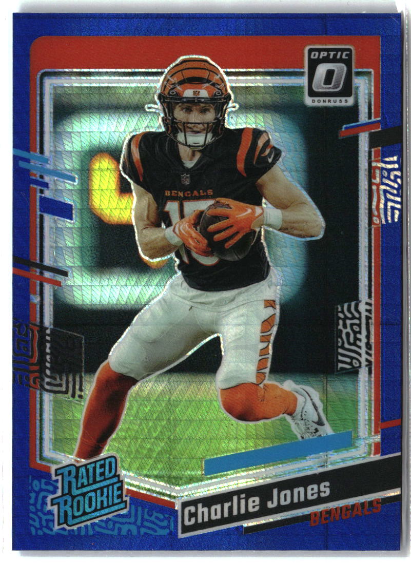 Charlie Jones 2023 Donruss Optic Blue Hyper #223