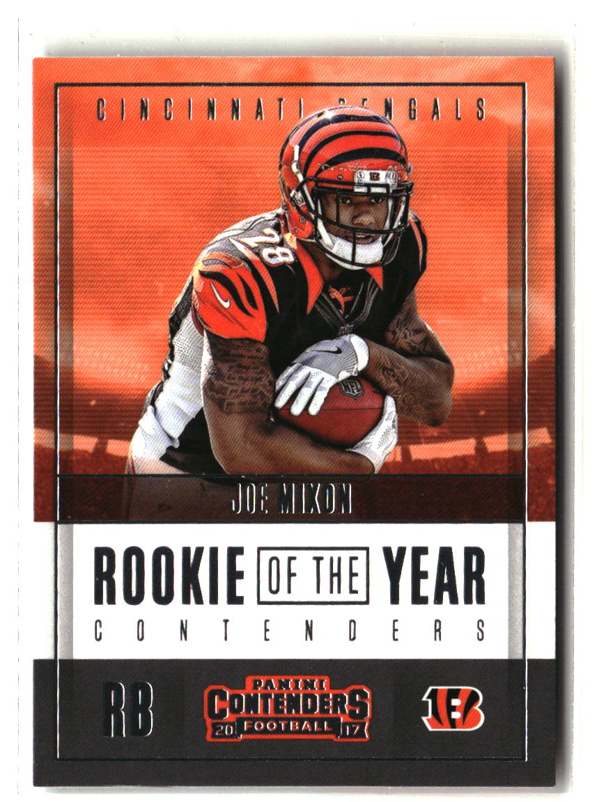Joe Mixon 2017 Panini Contenders Rookie of the Year Contenders #RY-9