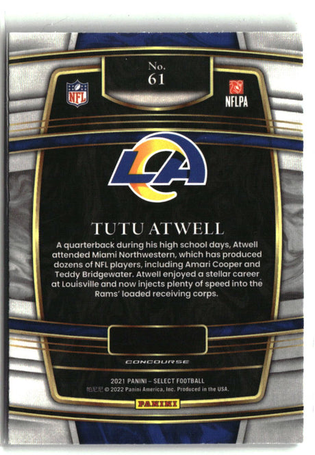 Tutu Atwell 2021 Panini Select #61