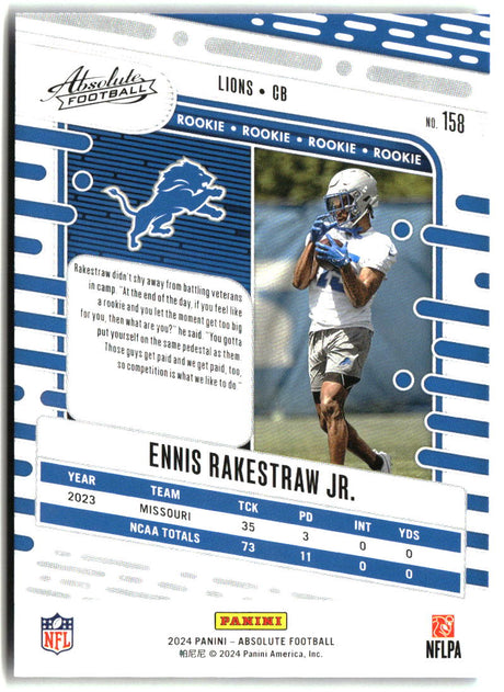 Ennis Rakestraw Jr. 2024 Panini Absolute Retail #158