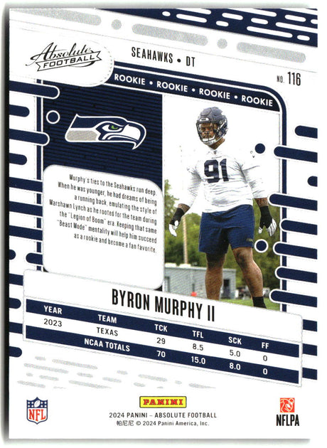 Byron Murphy II 2024 Panini Absolute Retail #116