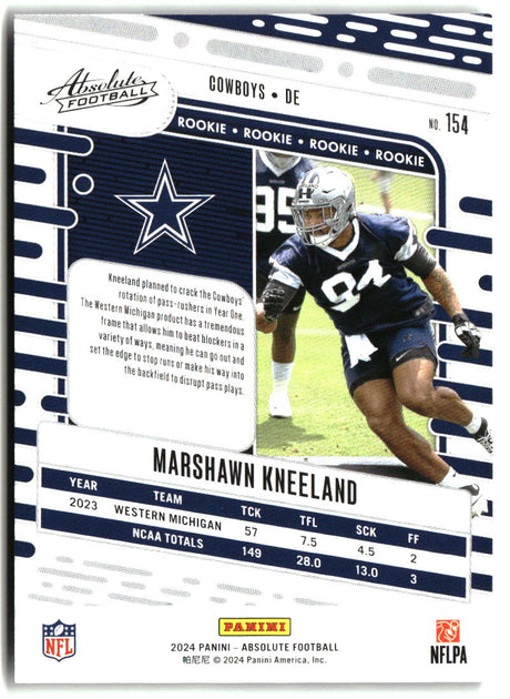 Marshawn Kneeland 2024 Panini Absolute Retail #154
