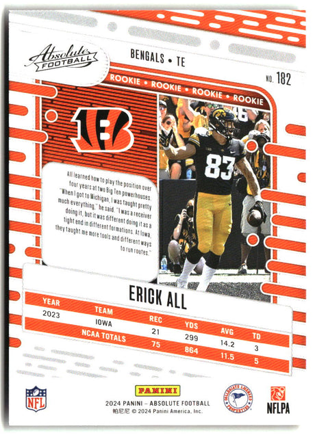 Erick All 2024 Panini Absolute Retail #182