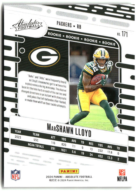 MarShawn Lloyd 2024 Panini Absolute Retail #171