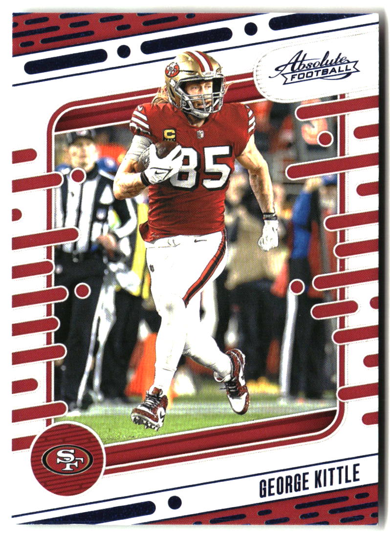 George Kittle 2024 Panini Absolute Blue #92