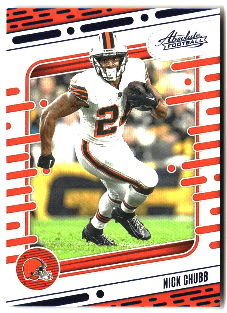 Nick Chubb 2024 Panini Absolute Blue #23