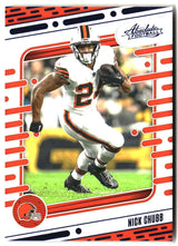 Nick Chubb 2024 Panini Absolute Blue #23