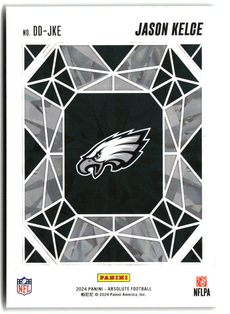 Jason Kelce 2024 Panini Absolute Draft Diamonds #DD-JKE