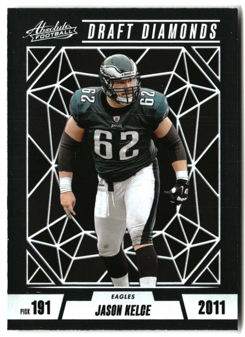 Jason Kelce 2024 Panini Absolute Draft Diamonds #DD-JKE