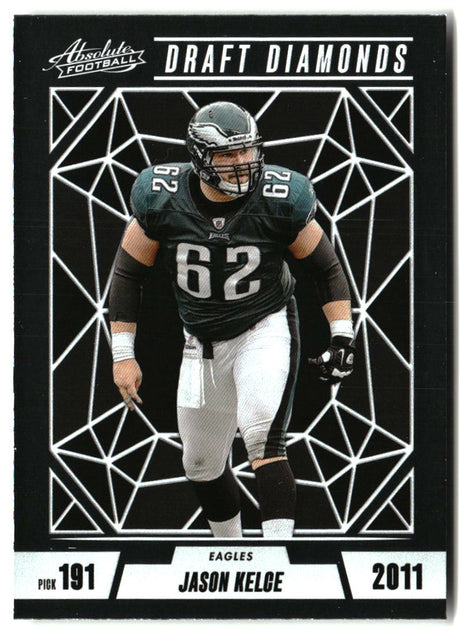 Jason Kelce 2024 Panini Absolute Draft Diamonds #DD-JKE