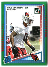 Will Johnson 2025 Donruss Press Proofs Green #396