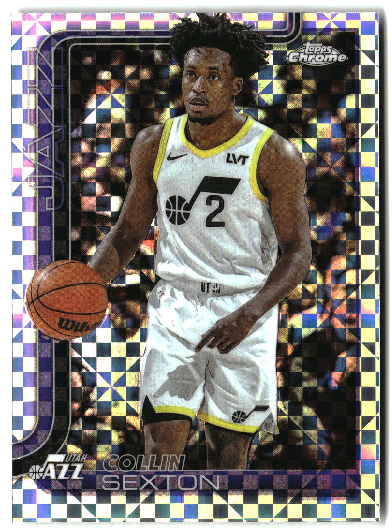 Collin Sexton 2025-26 Topps Chrome X-Fractor #210