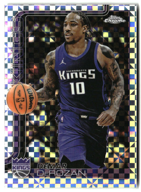 DeMar DeRozan 2025-26 Topps Chrome X-Fractor #240