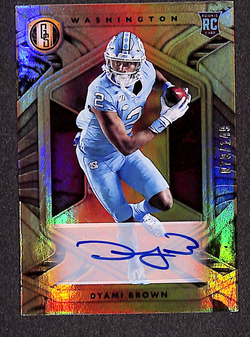 Dyami Brown 2021 Panini Gold Standard Rookies Autographs #128 #/149