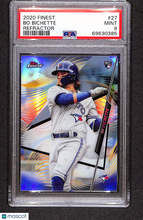 Load image into Gallery viewer, Bo Bichette 2020 Finest Refractor #27 PSA 9
