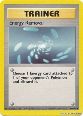 Energy Removal